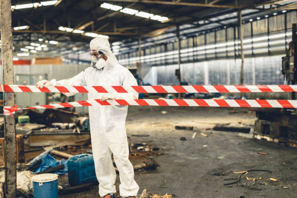 Professional Biohazard technician working in Annandale, NJ